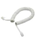 CAVO TELEFONICO PER CORNETTA A SPIRALE 2MT BIANCO