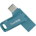 PEN DRIVE USB3.2 256GB SANDISK DUAL DRIVE GO USB TYPE C CELESTE