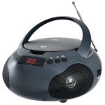 LETTORE CD PORTATILE CON INGRESSO AUX NERO MAJESTIC