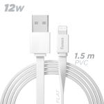 CAVO DATI/RICARICA USB LIGHTNING 1.5MT 12W FONEX BIANCO