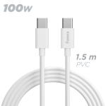 CAVO DATI/RICARICA USB TIPO C 1.5MT 100W FONEX BIANCO