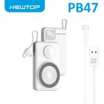 NEWTOP PB47 POWER BANK FAST CHARGING PD MAGSAFE + WATCH 10000MAH BIANCO