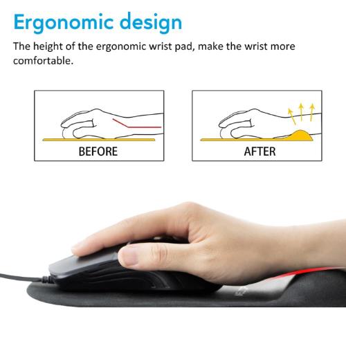 TAPPETTINO MOUSE PAD TM03 NEWTOP NERO