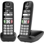 CORDLESS SIEMENS GIGASET E275 DUO NERO