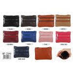 PORTAFOGLIO IN VERA PELLE VARI COLORI QF2546 LATA