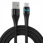 CAVO RICARICA FAST E DATI USB USB TIPO C 1.2MT CON LED NERO 5A VFAN