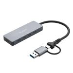 HUB USB 4 PORTE TIPO C 3.2 GEN2 EWENT GRIGIO