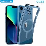 NEWTOP CV33 COVER CROMO RINGS APPLE IPHONE 16 LIGHT BLUE