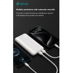 BATTERIA UNIVERSALE PORTATILE POWER BANK LITE5  10000 2 PORTE INPUT/OUTPUT DEVIA BIANCA