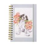 Quaderno a spirale CANE CON FIORE A5 WRENDALE DESIGNS