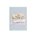 TACCUINO DI APPUNTI A6 CAGNOLINO CHE DORME WRENDALE DESIGNS