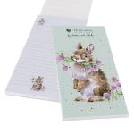 TACCUINO DI APPUNTI A6 CONIGLIETTO CON FIORE WRENDALE DESIGNS