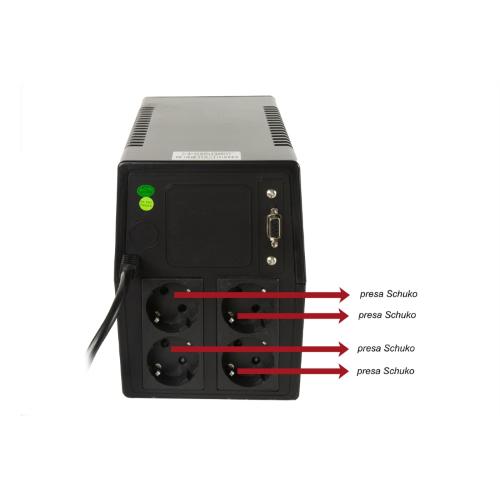 GRUPPO DI CONTINUITA' 1000VA / 600W LINK NERO