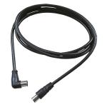 CAVO ANTENNA TV 3MT 90° M/F IMPEDENZA 75 CON ADATTATORE REDLINE NERO