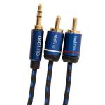 CAVO AUDIO  2 RCA M JACK M 1.5MT REDLINE RDL2192