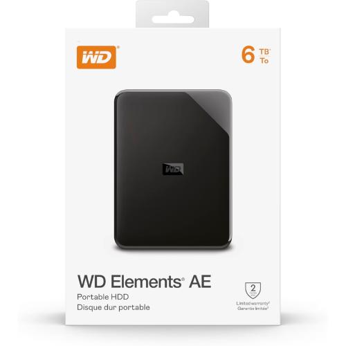 HD 6 TB EXT. USB 3.0 WD ELEMENTS NERO