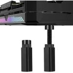 SUPPORTO PER SCHEDA GRAFICA in Alluminio con Base Magnetica e Cuscinetti Antiscivolo Regolabile in Altezza (45mm-80mm)