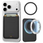 TECHMADE SMART WALLET SLIM DESIGN MAGNETIC 3 CARTE PROTEZIONE RFID BLACK