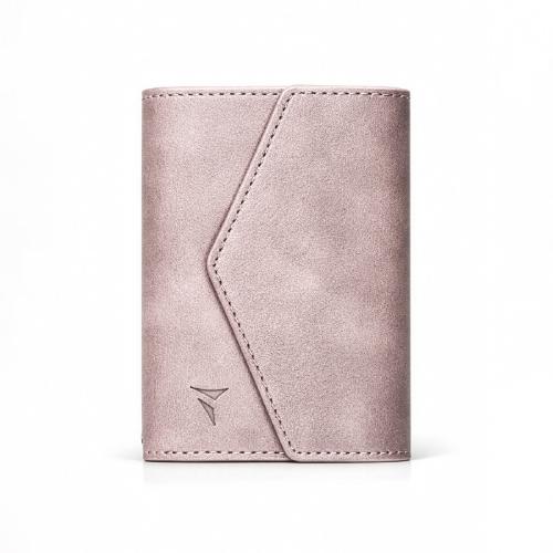 TECHMADE SMART WALLET PORTACARTE BASIC BLACK PROTEZIONE RFID ROSA