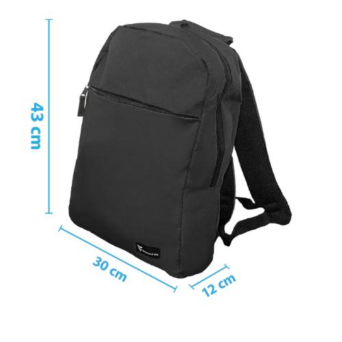 ZAINO PROFESSIONALE 30X12X43 TECHMADE NERO