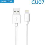 NEWTOP CU07 SIMPLY CAVO 200CM USB/LIGHTNING BIANCO
