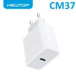CARICATORE USB TIPO C 25W CM37 NEWTOP BIANCO