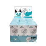 VENTILATORE MINI PORTATILE A BATTERIA 3 VELOCITÀ SENHOME