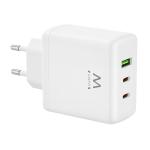 CARICATORE DA MURO DA 65W,2 USB TIPO C + 1 USB TIPO A EW1333  EWENT 