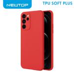 COVER SAMSUNG A27 5G  TPU CLEAR ROSSO NEWTOP