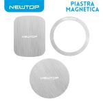 PIASTRA MAGNETICA MIX PER SUPPORTO CELLULARE 3PZ NEWTOP