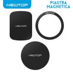 PIASTRA MAGNETICA MIX PER SUPPORTO CELLULARE 3PZ NEWTOP