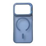 COVER APPLE IPHONE 17 CON SUPPORTO IN METALLO BLU OPACA FEDER