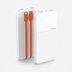 POWERBANK 20000MAH 2 USB TIPO A- 1 USB TIPO C 22.5WATT FEDER BIANCA