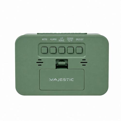 RADIO SVEGLIA DIGITALE RADIOCONTROLLATA CON ALLARME E SENSORE DI TEMPERATURA MINA MAJESTIC