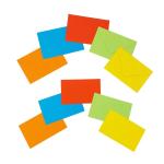 BUSTA CON BIGLIETTO 10PZ. FORMATO 7.5X11.2 CM BLASETTI VARI COLORI
